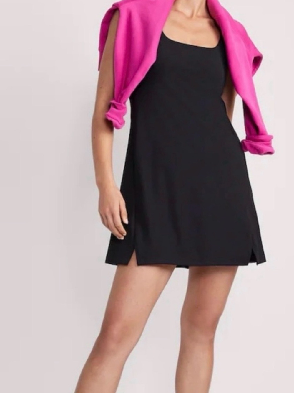 Old Navy Black Active Powersoft Dress